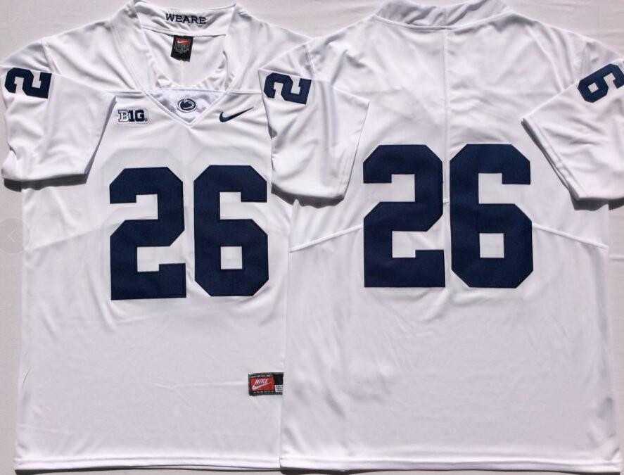 Youth Penn State Nittany Lions 26 Saquon Barkley White College Football Jersey,We sell and wholesale Youth Penn State Nittany Lions 26 Saquon Barkley White College Football Jersey on line form chian!